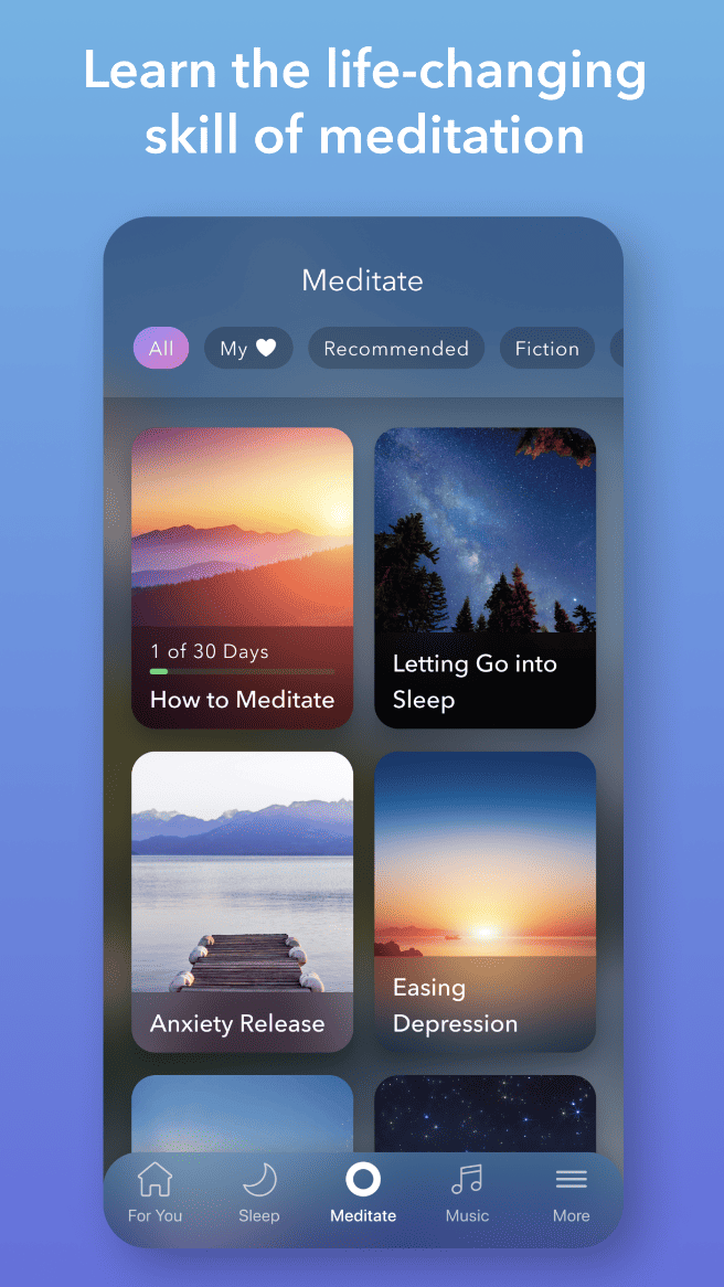 Meditation app