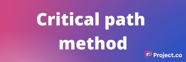 Critical path method