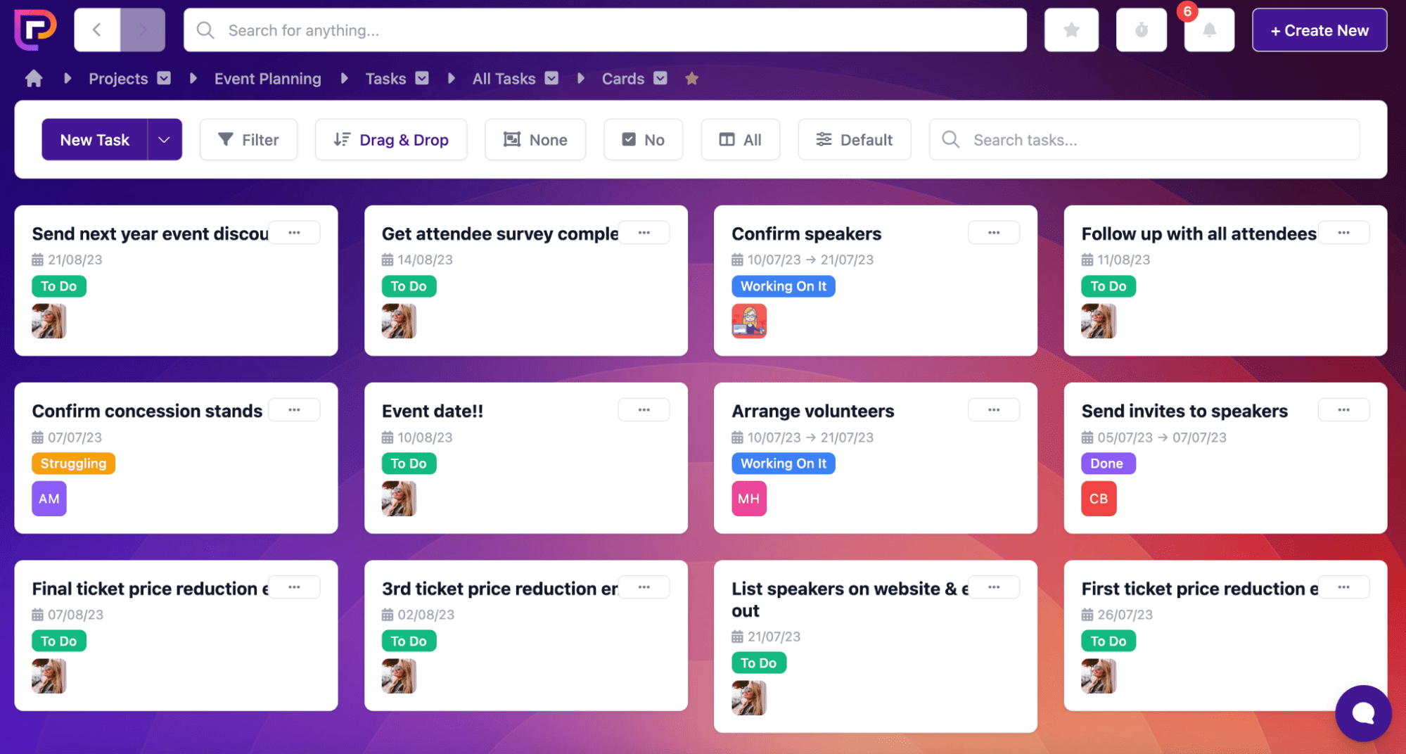 Project.co task view