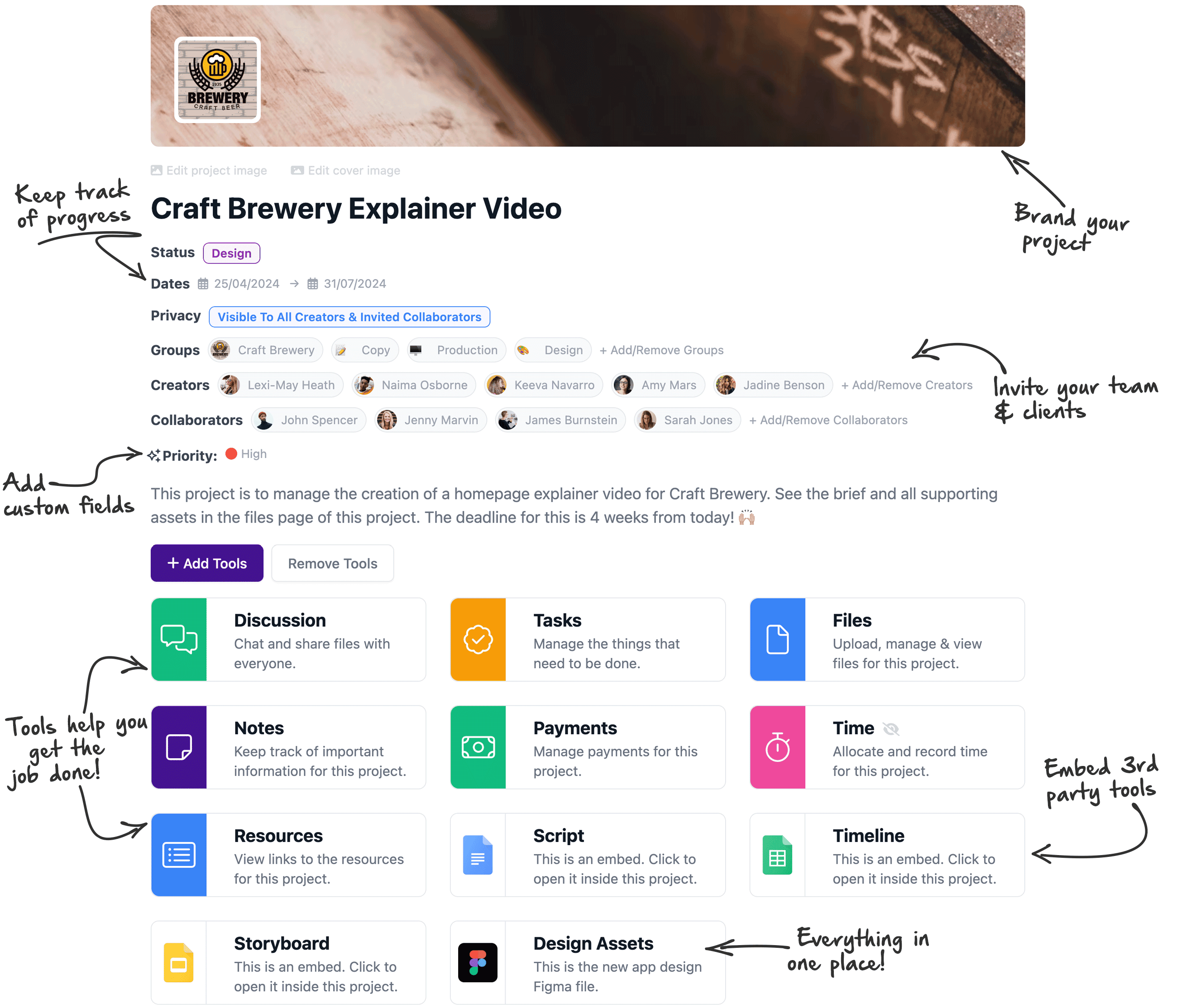 Project Dashboard